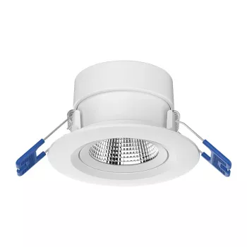 OPPLE Chiara Einbau-LED-Deckenspot 9W 675lm Warmweiß 2700K TRIAC dimmbar, Weiß
