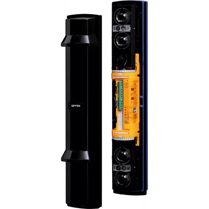 OPTEX SL-200QN(C) Smart Line 4-Strahl-Infrarot-Lichtschranke für Außensicherung, 60m Reichweite