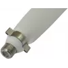 Opticum Flaches Fenster-Durchführungskabel F-Buchse auf F-Buchse 25 cm Weiß