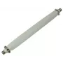Opticum Flaches Fenster-Durchführungskabel F-Buchse auf F-Buchse 25 cm Weiß