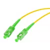 OPTIX Singlemode 9/125 Simplex Glasfaser-Patchkabel, 3m, SC/APC auf SC/APC, 3,0 mm LSZH Gelb