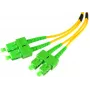 OPTIX Singlemode-Duplex-Patchkabel SC/APC auf SC/APC 1m LSZH Gelb