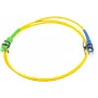 OPTIX Single-Mode Glasfaser-Patchkabel SC/UPC auf SC/APC Simplex 1m LSZH Gelb