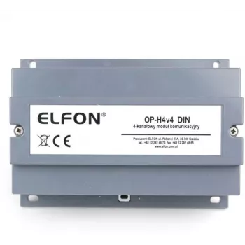 OPTOMA OP-H4v4 DIN-Schienen-M-Bus-Pegelumsetzer mit RS-232/RS-485, 24V AC/DC, bis zu 20 M-Bus-Slaves
