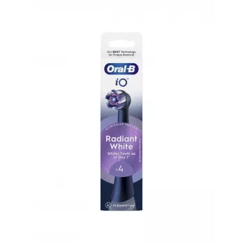 Oral-B iO Whitening Aufsteckbürsten 4er-Pack (Schwarz)