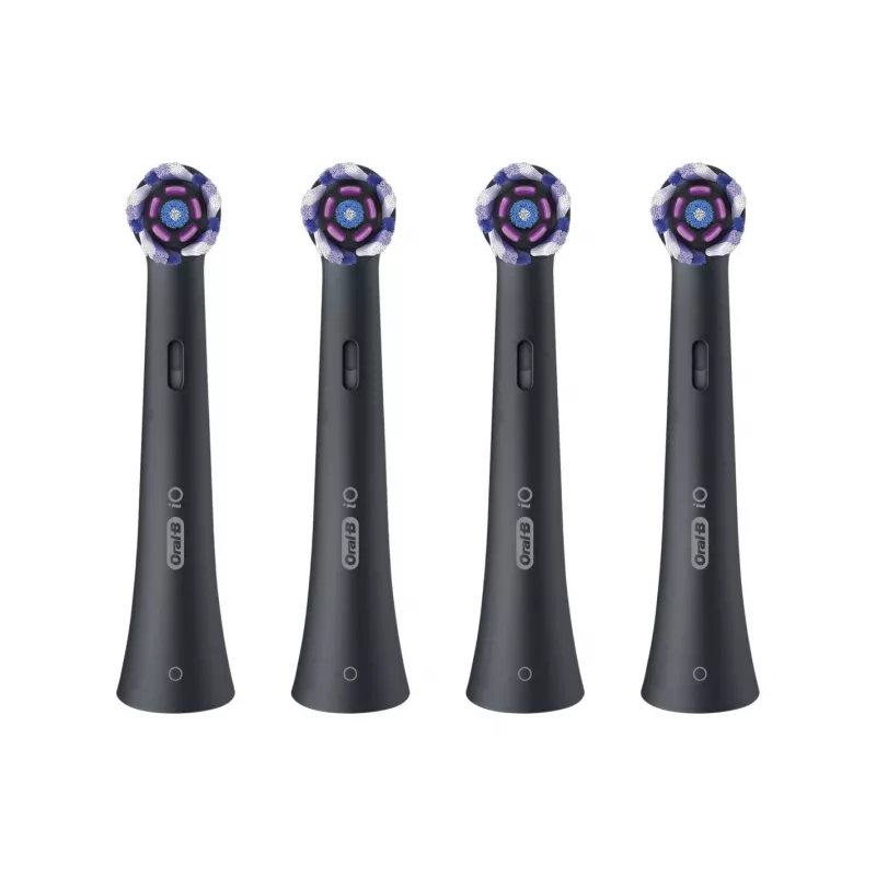 Oral-B iO Whitening Aufsteckbürsten 4er-Pack (Schwarz)
