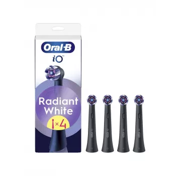 Oral-B iO Whitening Aufsteckbürsten 4er-Pack (Schwarz)