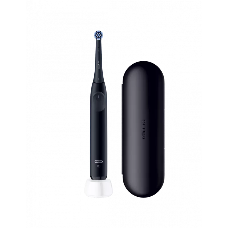 ORAL-B iO2 Night Black Elektrische Zahnbürste mit Reiseetui