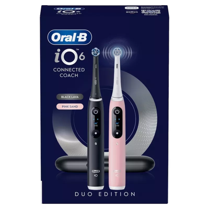 Oral-B PP/141/668532 Elektrische Zahnbürste mit 3D-Reinigungsaktion, Timer & Drucksensor, Schwarz