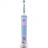 Oral-B Vitality PRO Kids Frozen Elektrische Zahnbürste für Kinder, wiederaufladbar, 2 Modi, 1 Bürstenkopf, Blau