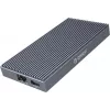 ORICO M.2 NVMe Docking Station mit aktivem PD 100W, HDMI 2.0, Audio, RJ-45, Kartenleser - Grau (CDH-9N-GY-BP)