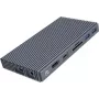 ORICO M.2 NVMe Docking Station mit aktivem PD 100W, HDMI 2.0, Audio, RJ-45, Kartenleser - Grau (CDH-9N-GY-BP)