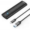 ORICO M.2 SATA SSD Gehäuse USB-C 5Gbps Schwarz PWM2-BK-EP