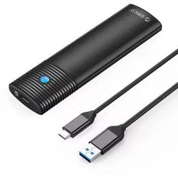 ORICO M.2 SATA SSD Gehäuse USB-C 5Gbps Schwarz PWM2-BK-EP