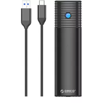 ORICO M.2 SATA SSD Gehäuse USB-C 5Gbps Schwarz PWM2-BK-EP