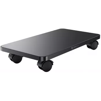 ORICO Mobile CPU-Ständer für PC-Tower – verstellbar, 4 schwenkbare Rollen, 2 Feststellrollen, ABS-Kunststoff, Schwarz (CPB6-BK-BP)