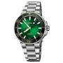 ORIS Aquis Date Calibre 400 Herren Automatikuhr 41,50 mm grünes Zifferblatt Edelstahl Armband 41270782209PE