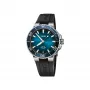 ORIS Herren Taucheruhr 41350742274FC 41,50mm Automatik Blaues Zifferblatt Blaues Kautschukband