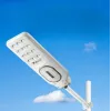 ORLLO 400W Solar LED-Straßenlaterne mit 28W Panel, Bewegungssensor & Fernbedienung, 2713LM, 6500K