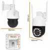 ORLLO TZ11 4K 8MP PTZ IP-Kamera mit Wi-Fi und 4G LTE, Tuya Smart, Schwenk-Neige, Außenüberwachung