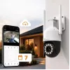 ORLLO TZ11 4K 8MP PTZ IP-Kamera mit Wi-Fi und 4G LTE, Tuya Smart, Schwenk-Neige, Außenüberwachung