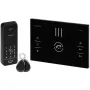 ORNO OR-DOM-BA-933/B Audio-Türsprechanlagen-Set, Einfamilienhaus, 2-Draht, Tastatur, RFID, Schwarz