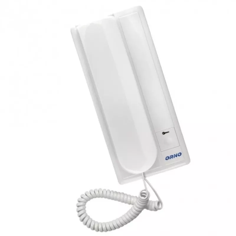 ORNO OR-DOM-RL-901UD (RL-3208U) Audio Intercom Handset, Weiß, Aufputzmontage, 2-Draht Analog