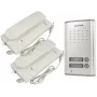 ORNO OR-DOM-RL-903 Verkabelte Video-Türsprechanlage mit 7-Zoll-LCD-Monitor, Aluminiumlegierung-Außenstation, IR-Nachtsicht, 4-Draht-Verbindung