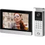 ORNO OR-VID-ME-1056FHD/B 7-Zoll Wi-Fi Video-Türsprechanlage mit Full HD 1080p Außenstation, Schwarz