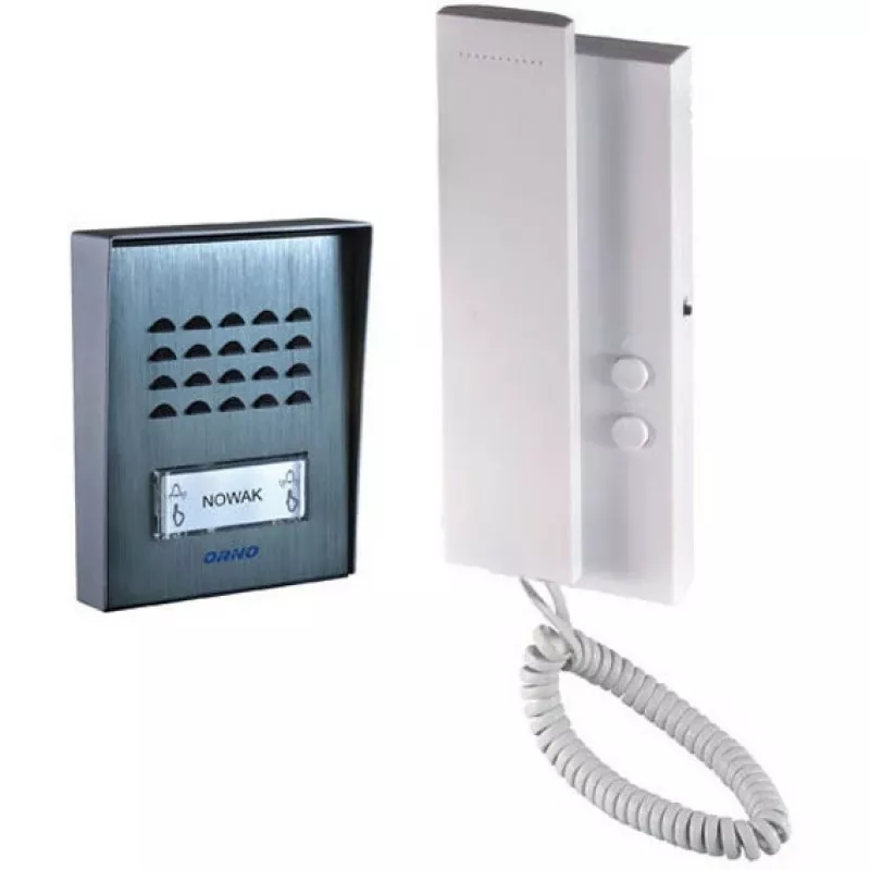 ORNO Einfamilienhaus Audio-Türsprechanlagen-Set, 2-Draht, SAGITTA (OR-DOM-SG-918)