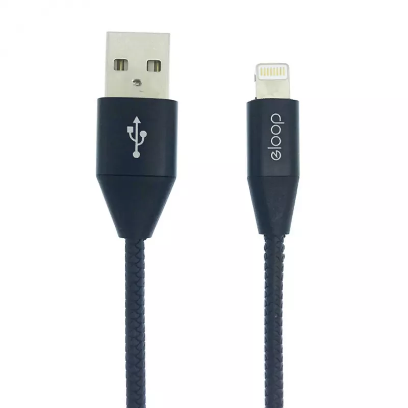 ORSEN S31 Lightning Kabel 2.1A 1,2m Schwarz