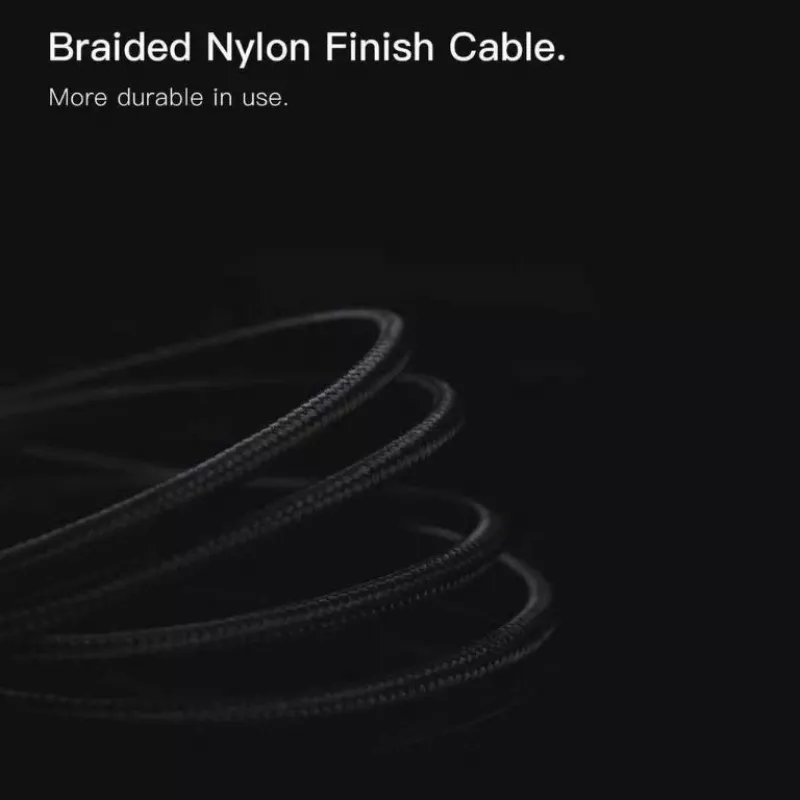 ORSEN S53 USB-C auf USB-C Kabel 3A 1m Schwarz