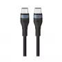 ORSEN S53 USB-C auf USB-C Kabel 3A 1m Schwarz
