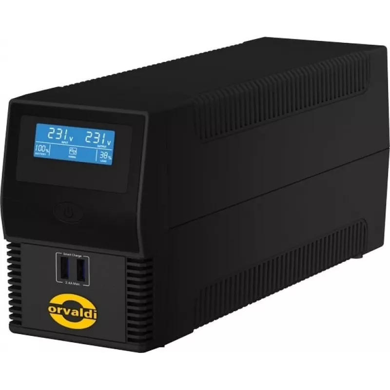 Orvaldi ID850IEC Line-Interactive USV 0,8 kVA 480 W 2x IEC C13