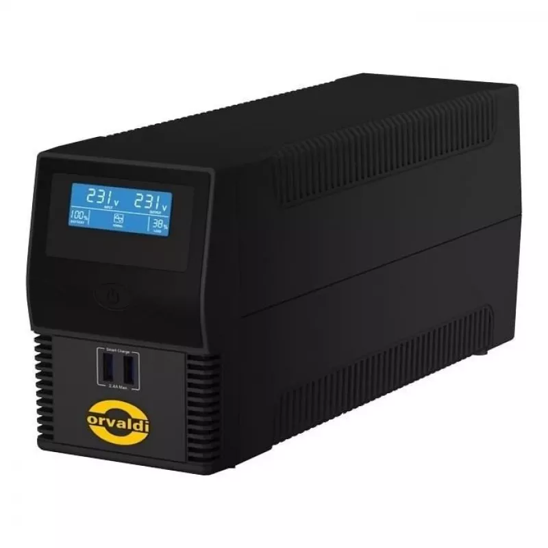 Orvaldi ID850IEC Line-Interactive USV 0,8 kVA 480 W 2x IEC C13