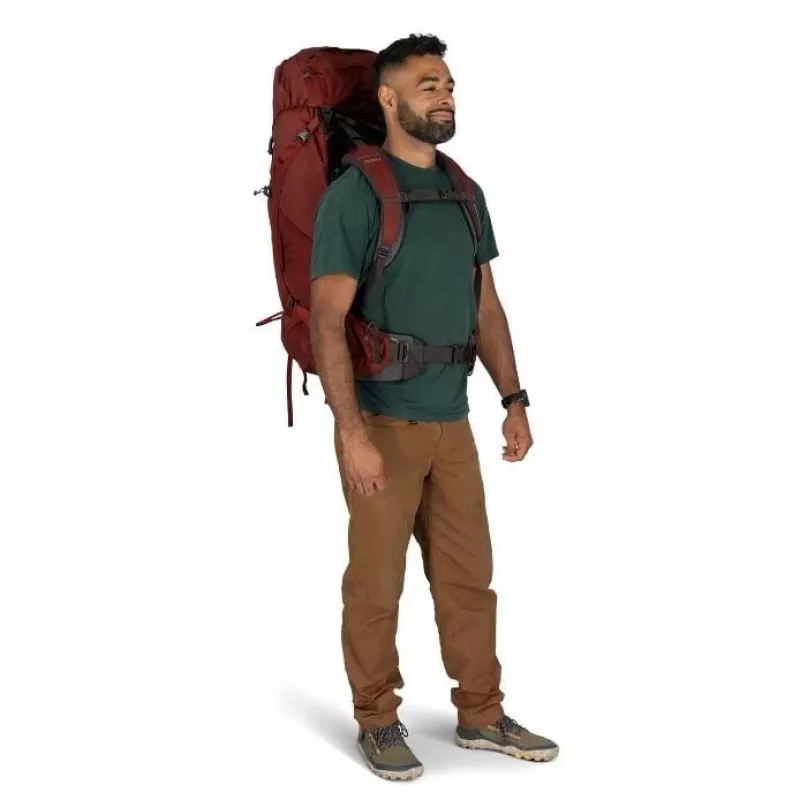 Osprey Aether 65 Trekking-Rucksack S/M Granatrot