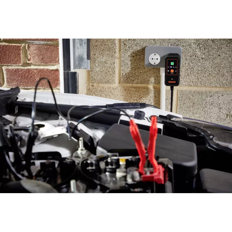 OSRAM BATTERYcharge 901 6V/12V 1A Automatisches Batterieladegerät für Blei-Säure-Batterien