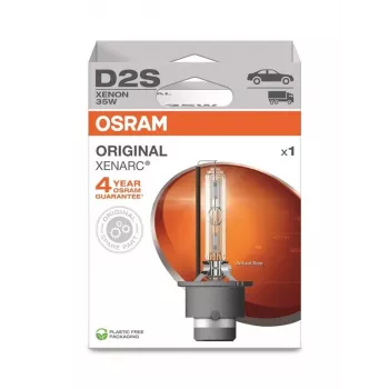 OSRAM D2S Xenarc Original [bl1] EPACK Xenon HID Scheinwerferlampe, 35W, 4300K, PK32d-2