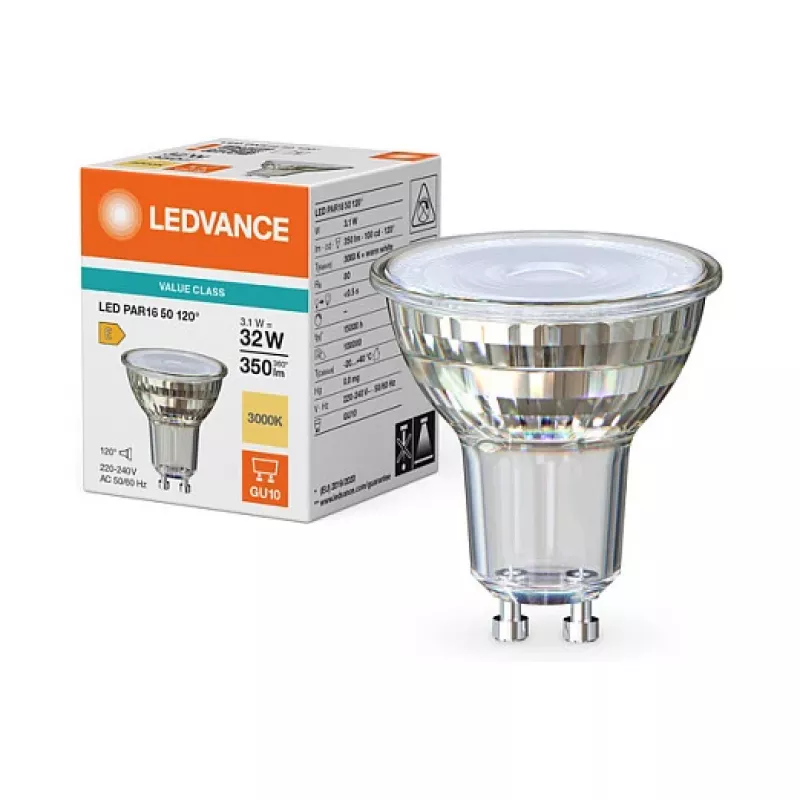 Osram LED PAR16 50 120° P 3.1W 830 GU10 LED-Reflektorlampe