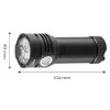 OSRAM P9 LED USB Wiederaufladbare Taschenlampe 3300 lm Schwarz