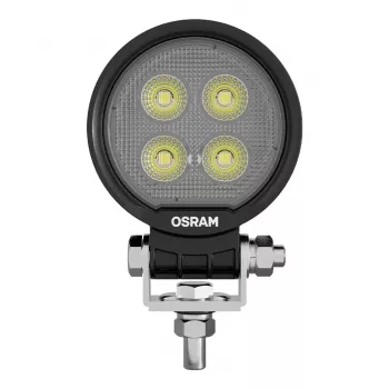 Osram ROUND WL VX80-WD LED-Arbeitsleuchte, 10W, 12/24V, 800lm, 6000K, Breitstrahlend, IP67, ECE R10, DT-Stecker, 80mm