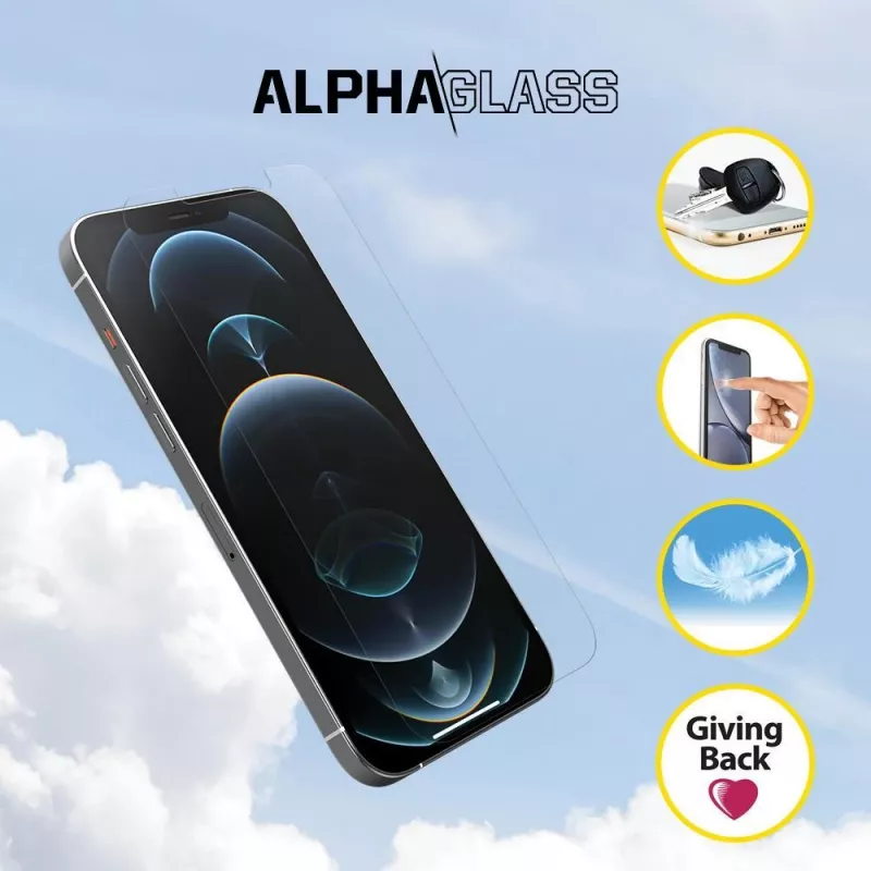 OtterBox Alpha Glass Screen Protector für iPhone 12 und iPhone 12 Pro (77-65419)