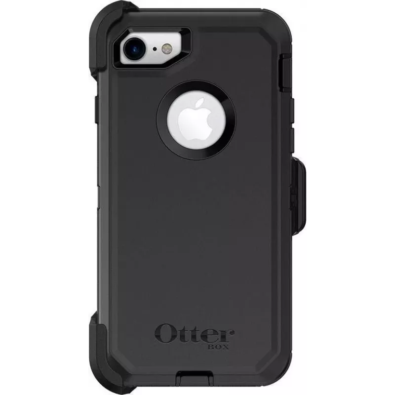 OtterBox Defender Series Apple iPhone 7 - ProPack Each - Heavy-Duty Protective Case - Polycarbonate, Synthetic Rubber - Black - for Apple iPhone 7, 8, SE (2nd Generation), SE (3rd Generation)