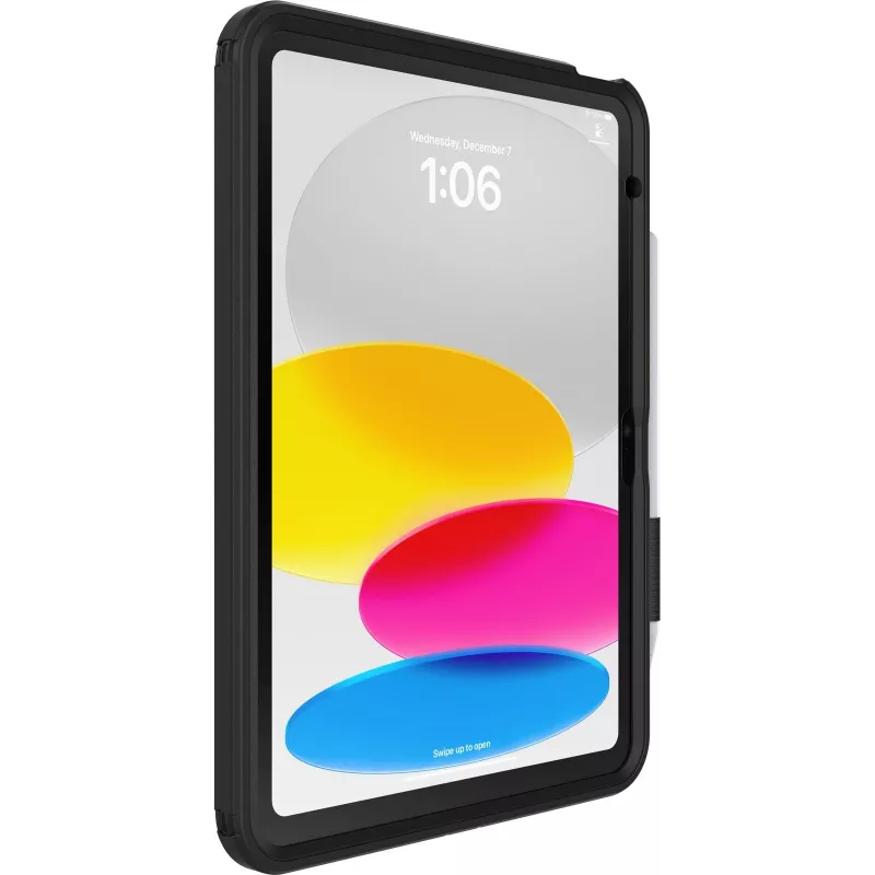 OtterBox Defender Series Kickstand Case für iPad 10. Generation - Extrem robuste Schutzhülle mit integriertem Displayschutz - Militärstandard Fall getestet - Schwarz (77-93756)