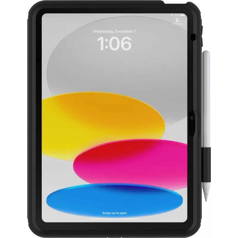 OtterBox Defender Series Kickstand Case für iPad 10. Generation - Extrem robuste Schutzhülle mit integriertem Displayschutz - Militärstandard Fall getestet - Schwarz (77-93756)