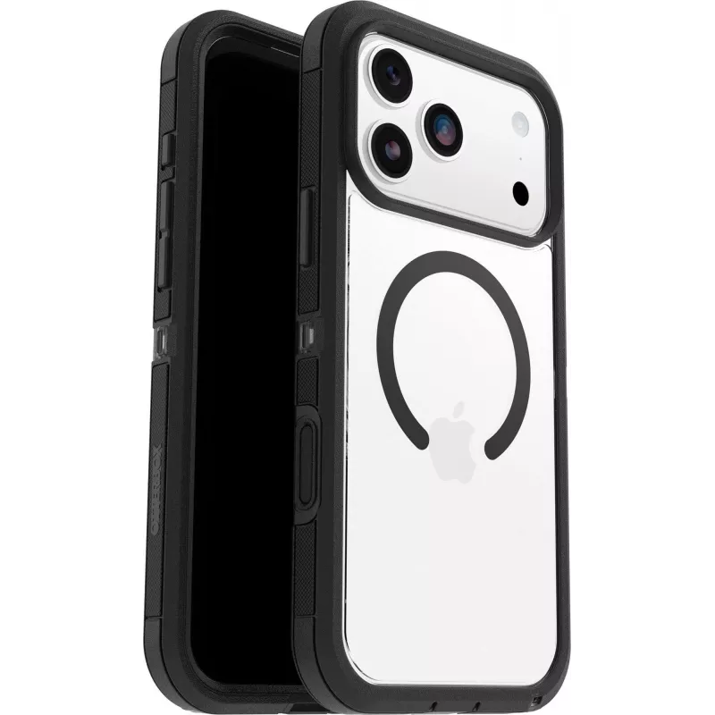 OtterBox Defender Series Pro XT Clear Camera Control Case für iPhone 17 Pro Max, Clear/Black