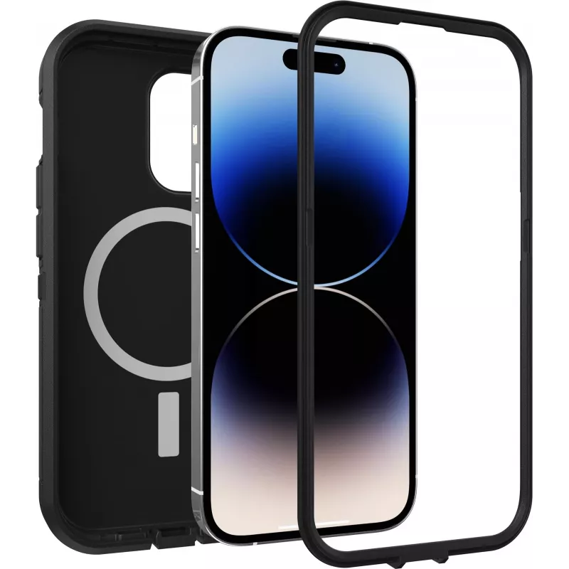 OtterBox Defender Series XT Rückseitige Abdeckung für Apple iPhone 14 Pro – Schwarz, MagSafe-kompatibel, robuster Schutz 77-89121