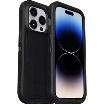 OtterBox Defender Series XT Rückseitige Abdeckung für Apple iPhone 14 Pro – Schwarz, MagSafe-kompatibel, robuster Schutz 77-89121