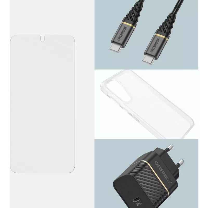 OtterBox Glass Series Displayschutzfolie für Samsung Galaxy A55 5G - Transparent - Stoßfest - Kratzfest - Bruchsicher - 1 Pack (77-95481)