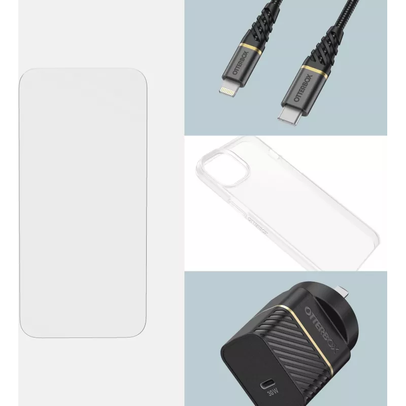 OtterBox Premium Glass Antimicrobial Displayschutzfolie für Apple iPhone 13 / 13 Pro - Klar 77-96637